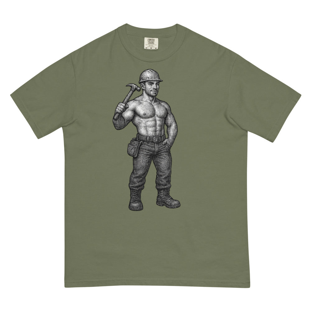Hammer Time (Boxy Tee) - Moss