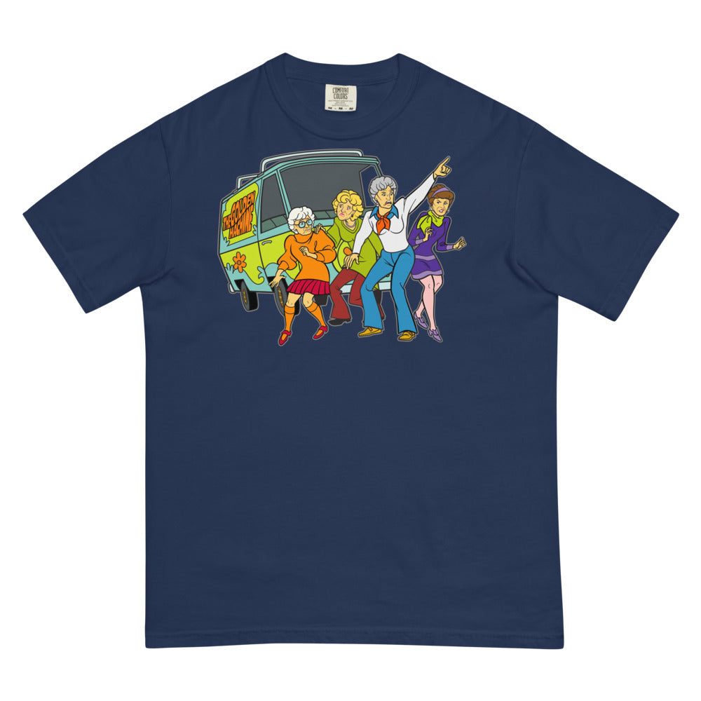 Golden Machine (Boxy Tee) - True Navy
