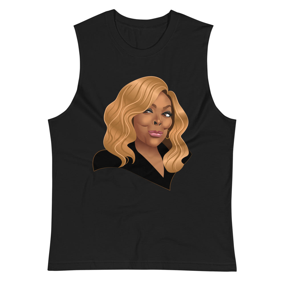 A Little Sus (Muscle Shirt) - Black