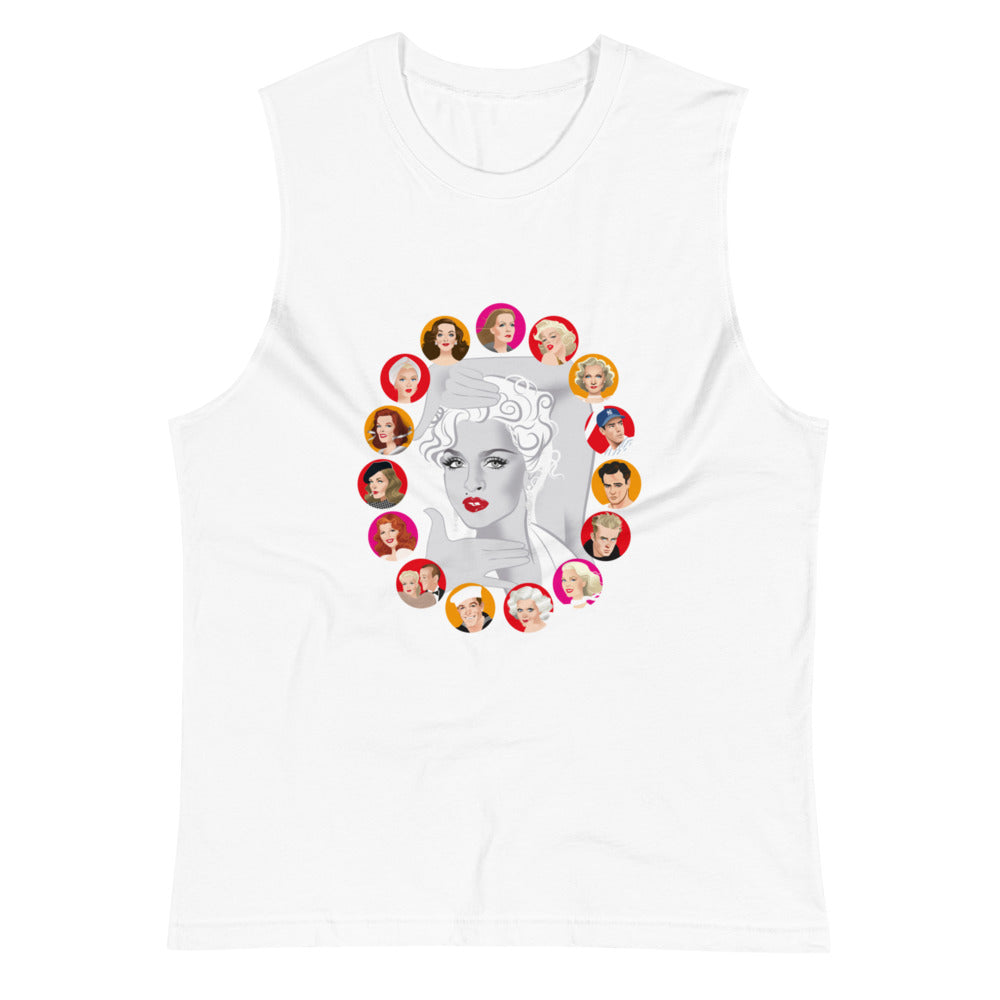 Dietrich and DiMaggio (Muscle Shirt) - White