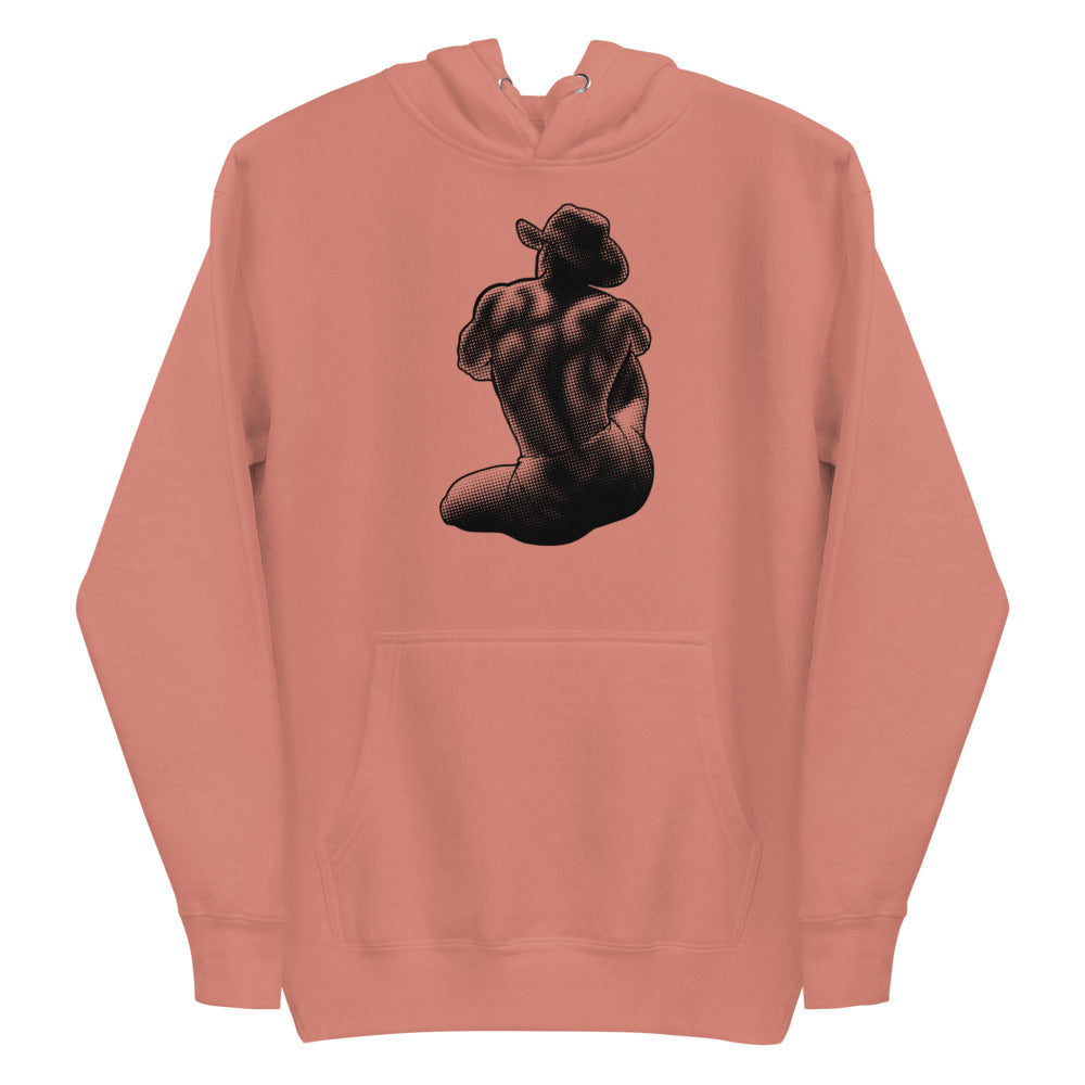 Bikini Cowboy (Hoodie) - Dusty Rose