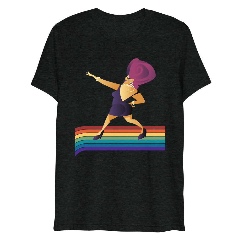 Take it to the Runway (Triblend) - Charcoal-Black Triblend