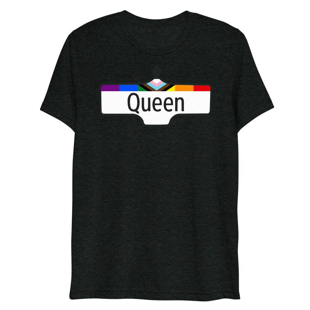 Toronto Queen (Triblend) - Charcoal-Black Triblend