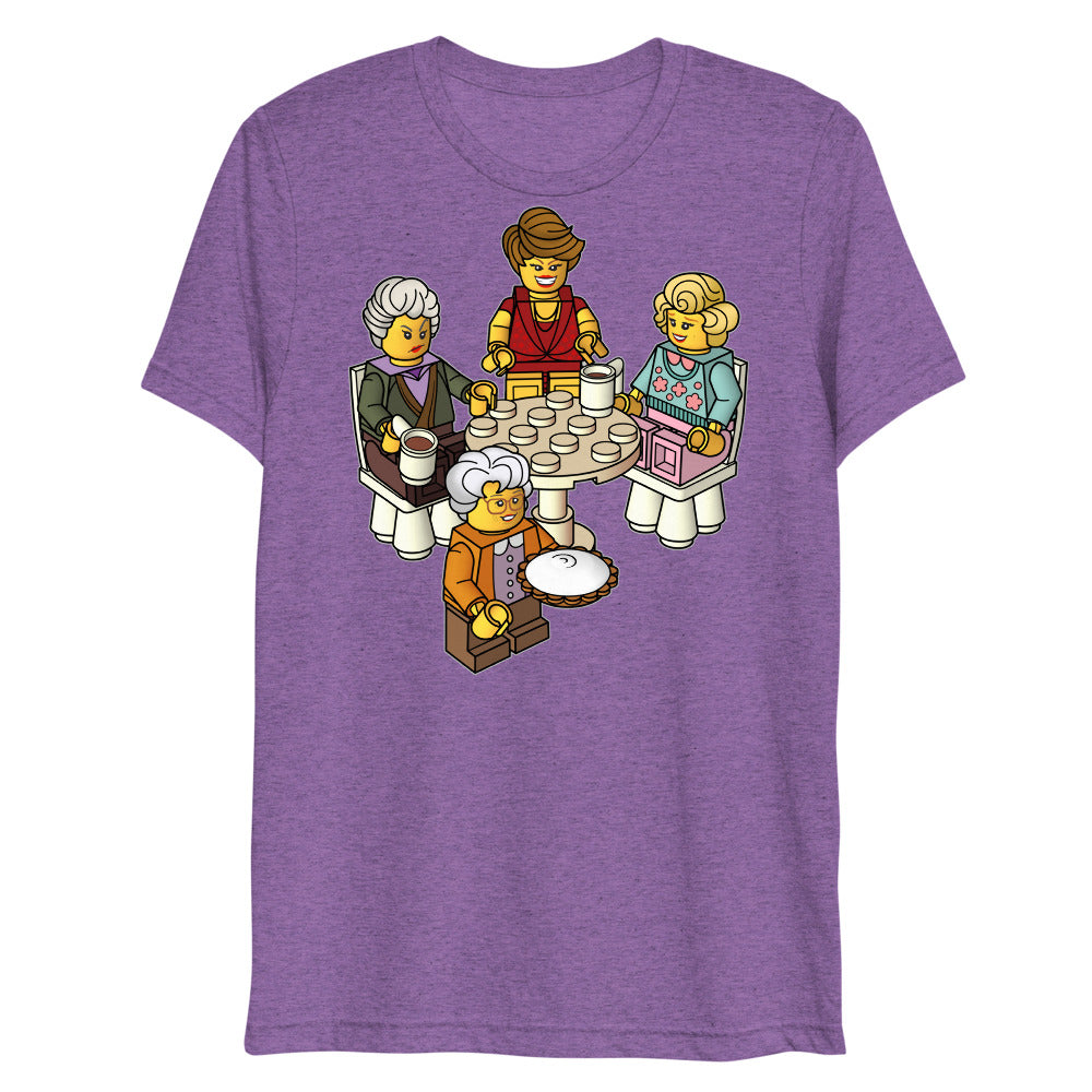 Golden Girls Blocks (Triblend) - Purple Triblend