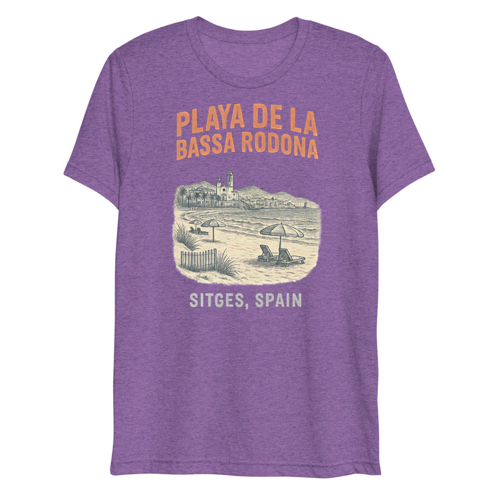 Playa de la Bassa Rodone (Triblend) - Purple Triblend