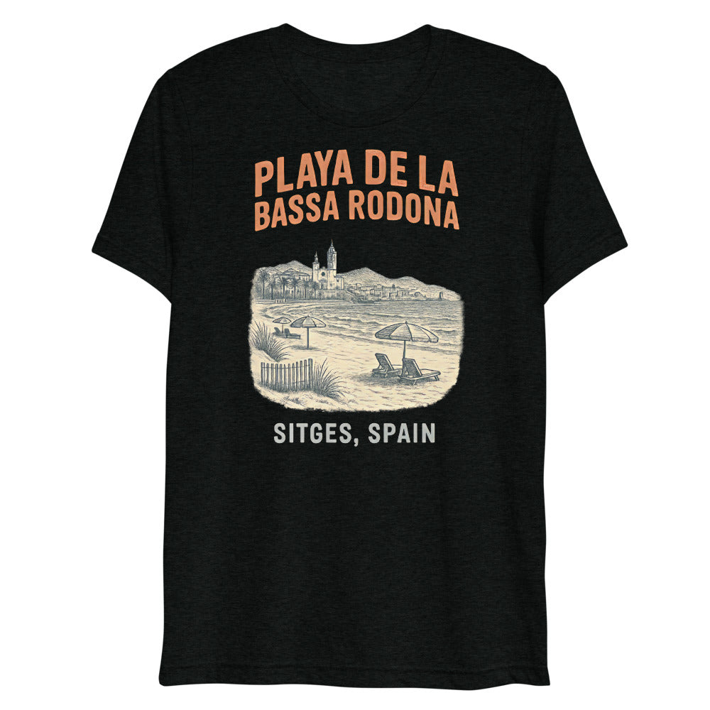 Playa de la Bassa Rodone (Triblend) - Solid Black Triblend