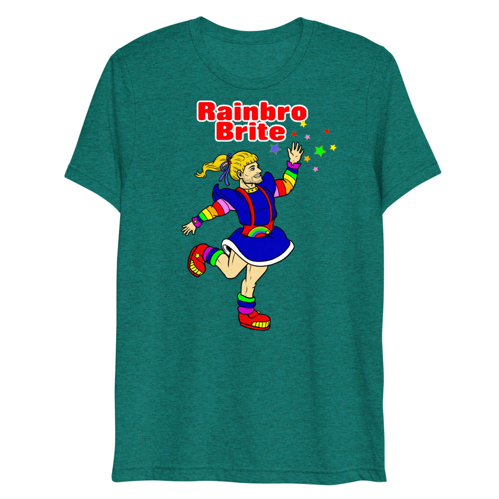 Rainbro-Brite (Triblend) - Teal Triblend