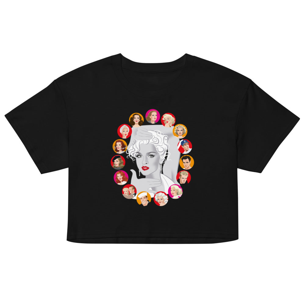 Dietrich and DiMaggio (Crop Top) - Black