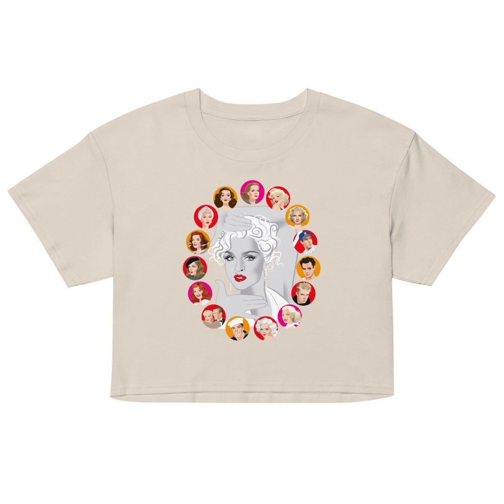 Dietrich and DiMaggio (Crop Top) - Bone