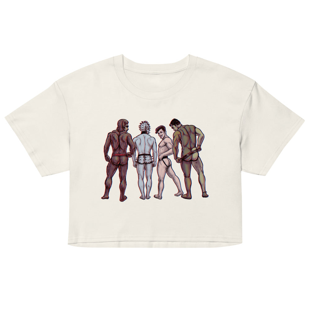 Monster Jocks (Crop Top) - Ecru