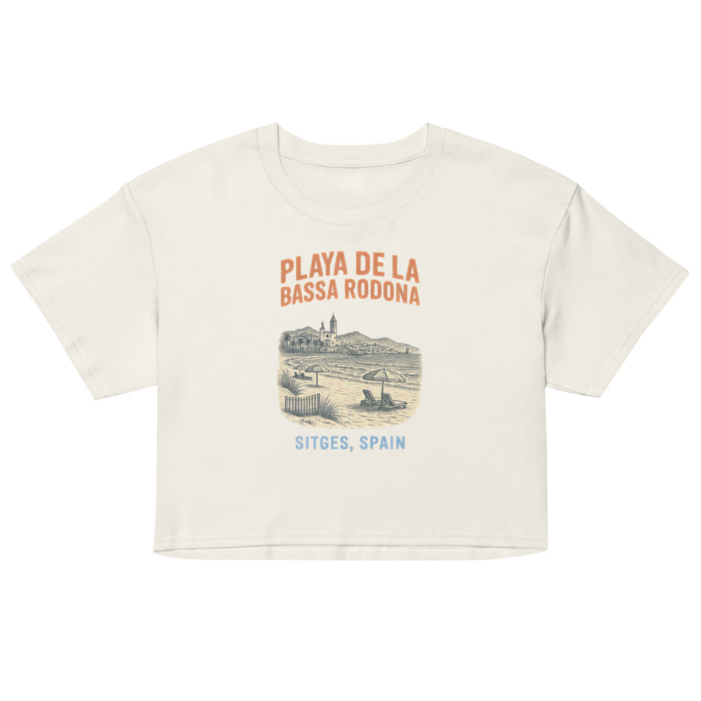 Playa de la Bassa Rodone (Crop Top) - Ecru