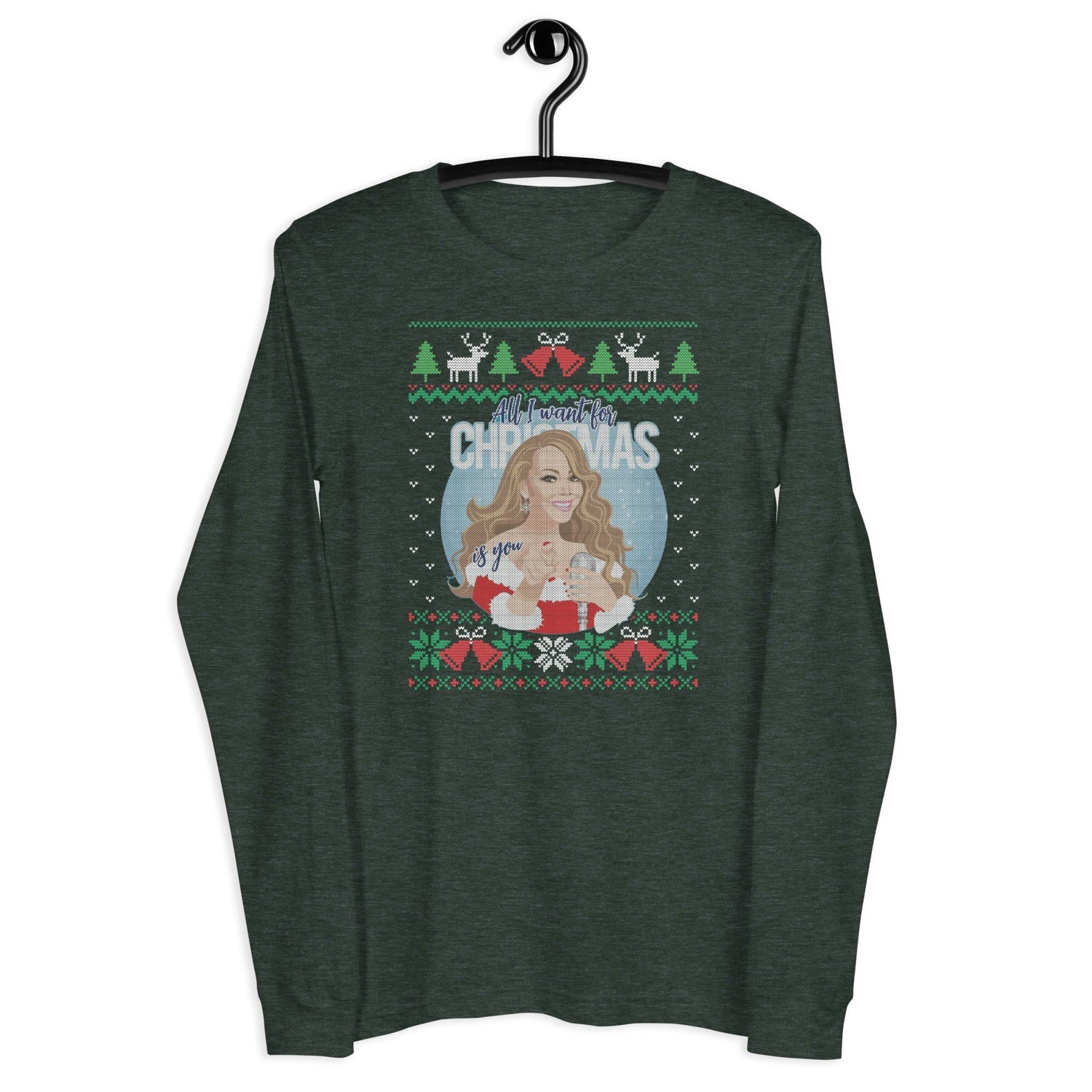 All I Want for XMas (Ugly Christmas)-T-Shirts-Swish Embassy