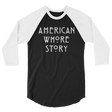 American Whore Story (Raglan)-Raglan-Swish Embassy