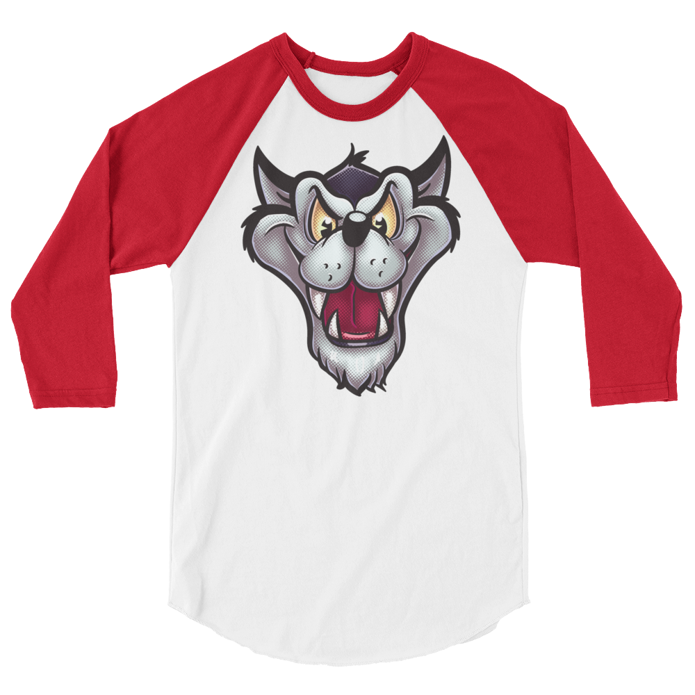 Big Bad Wolf (Raglan)-Raglan-Swish Embassy