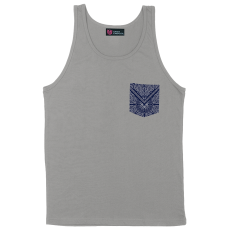 Blue Bandana (Pocket Tank)-Pocket Tank-Swish Embassy