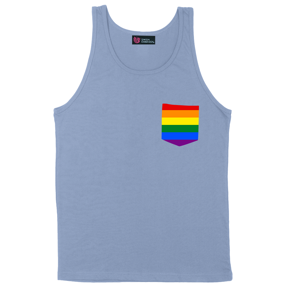 Classic Pride Flag (Pocket Tank)-Pocket Tank-Swish Embassy