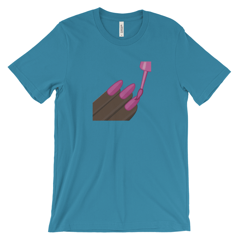 Dark Nail Polish Emoji-T-Shirts-Swish Embassy