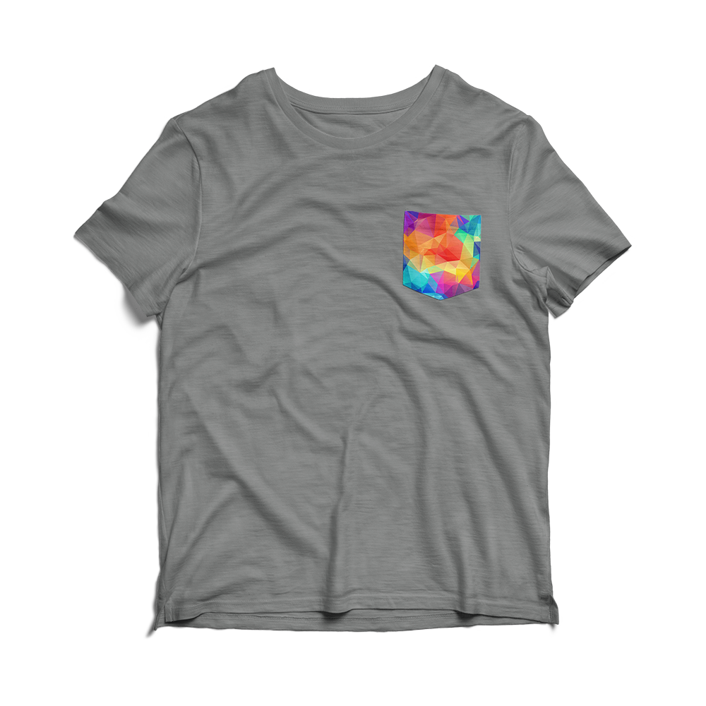 Geometric Pride (Pocket Tee)-Pocket Tee-Swish Embassy