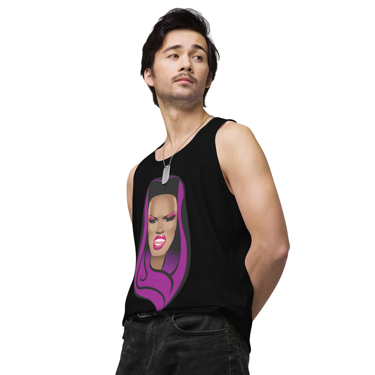 Graceful Hood (Tank Top)-Swish Embassy