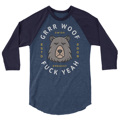Grrr Woof (Raglan)-Raglan-Swish Embassy