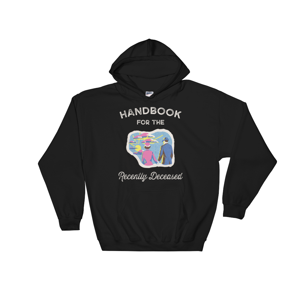Handbook for the Recently Deceased (Hoodie)-Hoodie-Swish Embassy