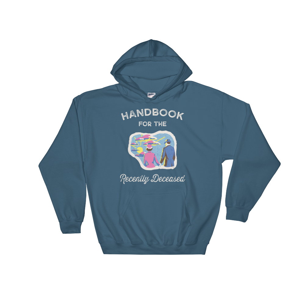 Handbook for the Recently Deceased (Hoodie)-Hoodie-Swish Embassy