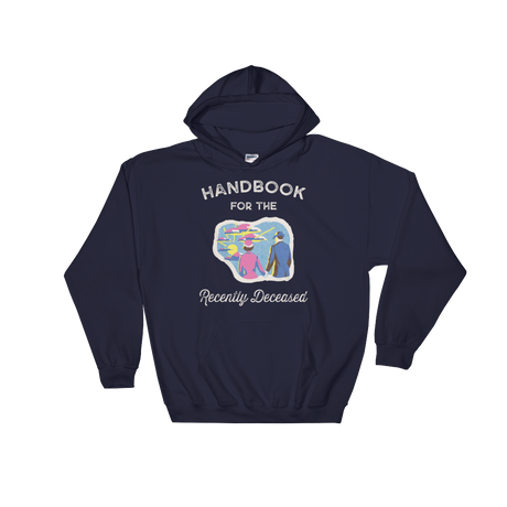 Handbook for the Recently Deceased (Hoodie)-Hoodie-Swish Embassy