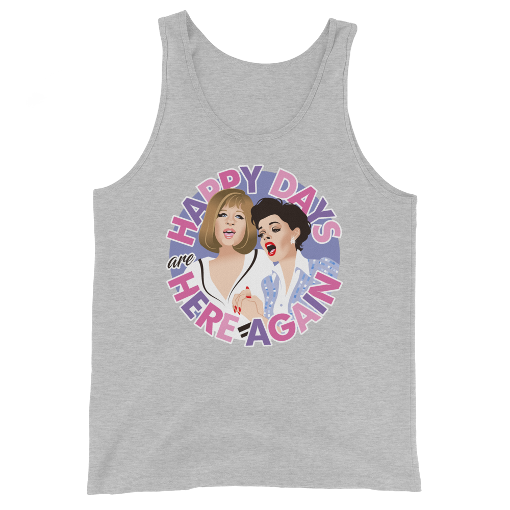 Happy Days Are Here Again (Tank Top)-Tank Top-Swish Embassy