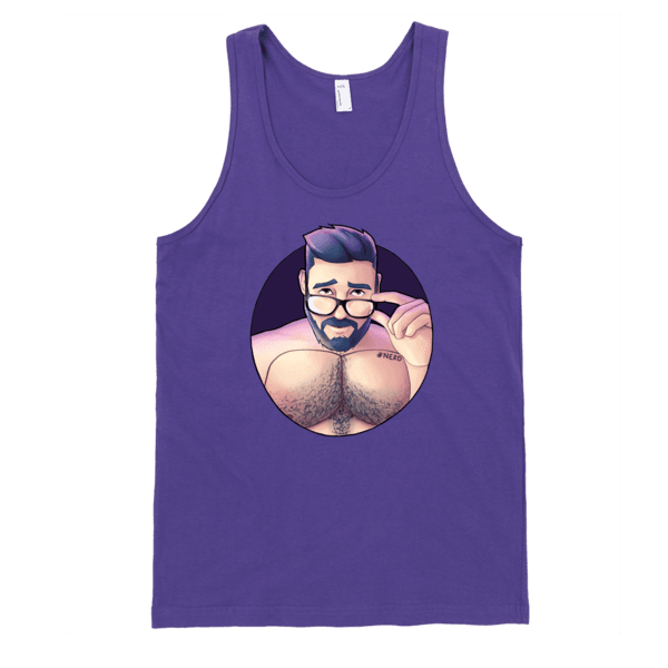 Hunky Nerd (Tank)-Tank Top-Swish Embassy