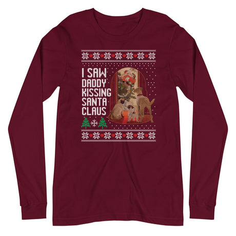 I Saw Daddy Kissing Santa Claus (Ugly Christmas)-Ugly Christmas Apparel-Swish Embassy