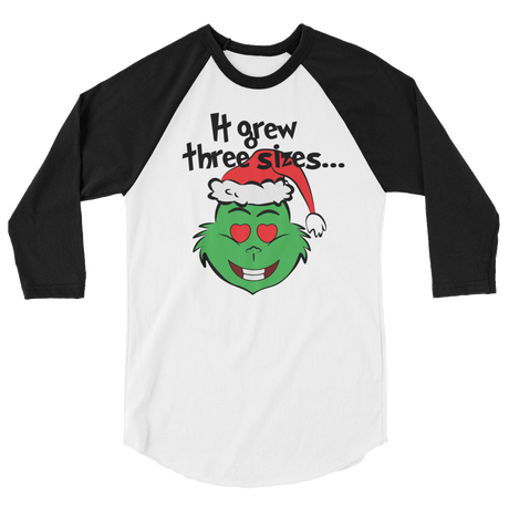 It Grew Three Sizes (Raglan)-Raglan-Swish Embassy