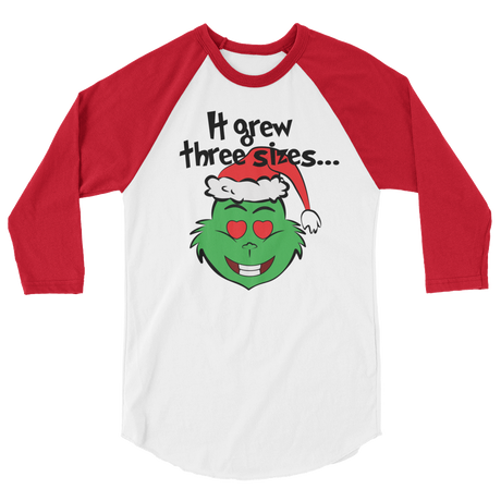 It Grew Three Sizes (Raglan)-Raglan-Swish Embassy