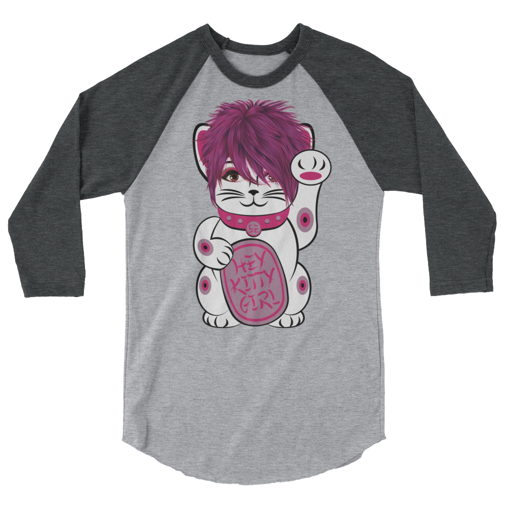 Kitty Girl (Raglan)-Raglan-Swish Embassy
