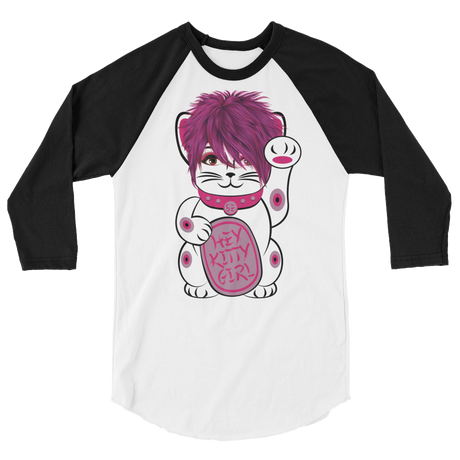 Kitty Girl (Raglan)-Raglan-Swish Embassy