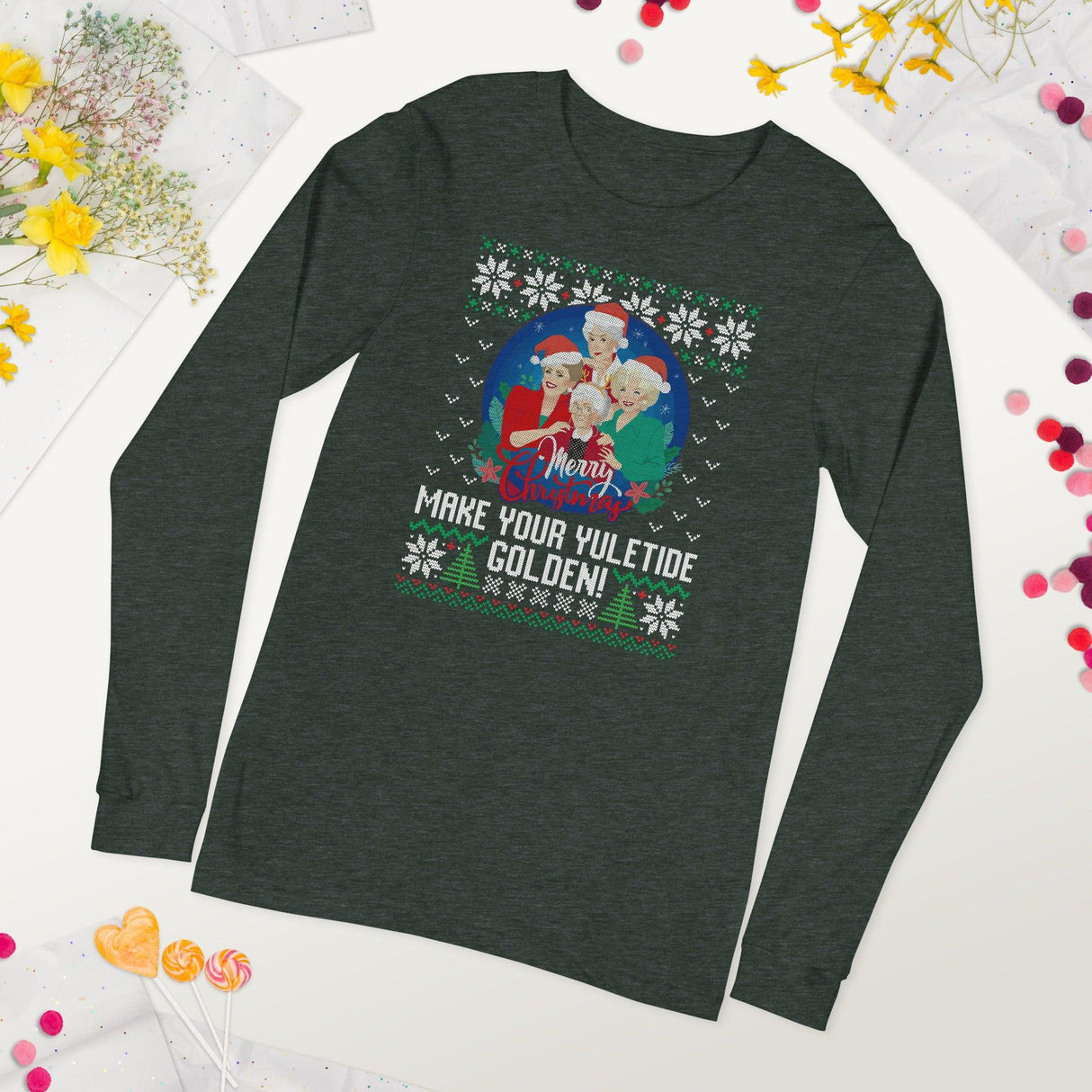 Make Your Yuletide Golden (Ugly Christmas)-Christmas T-Shirts-Swish Embassy