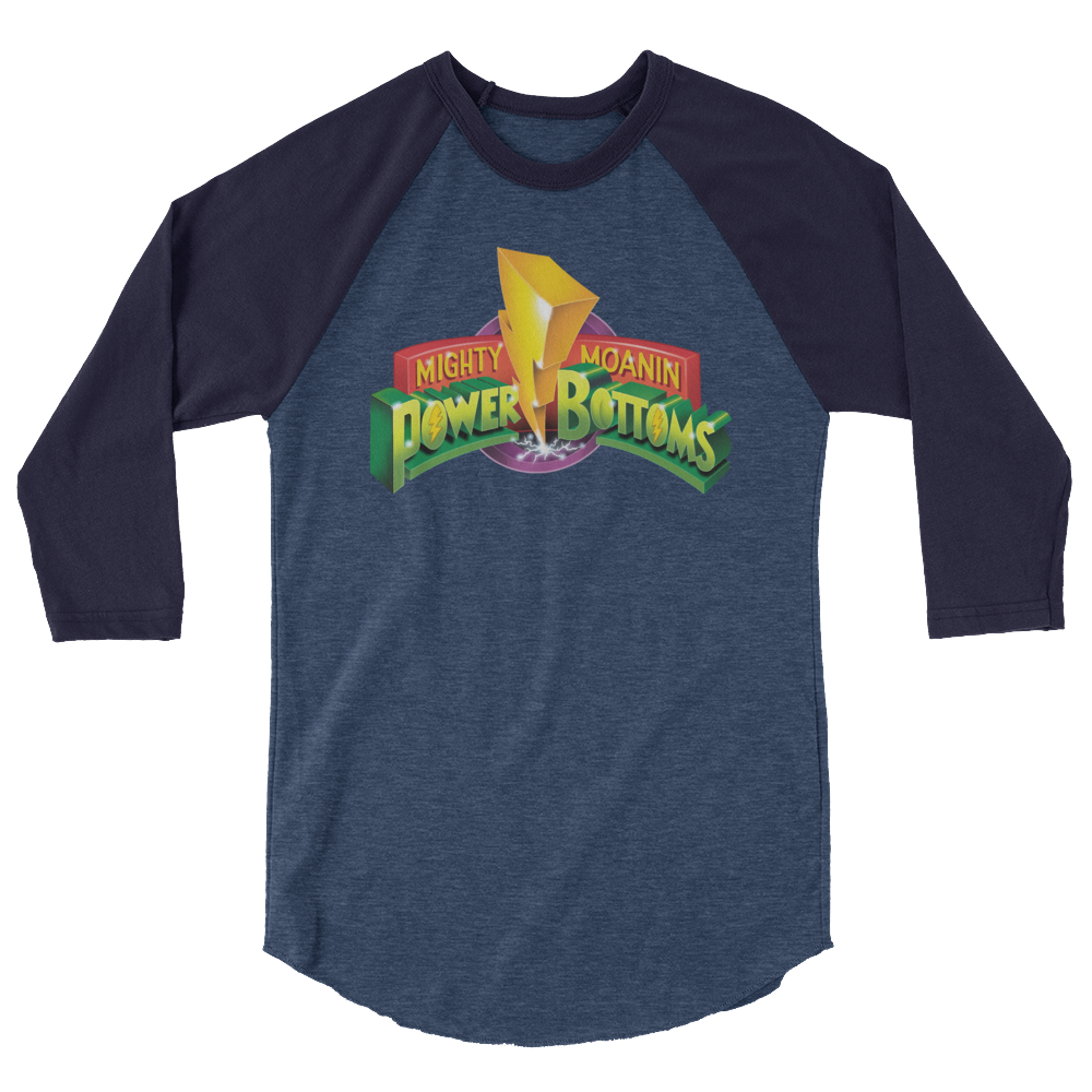 Mighty Moanin' Power Bottoms (Raglan)-Raglan-Swish Embassy