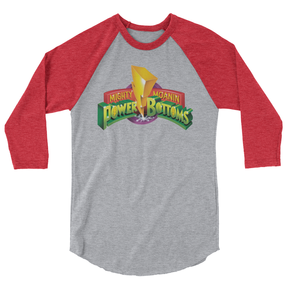 Mighty Moanin' Power Bottoms (Raglan)-Raglan-Swish Embassy