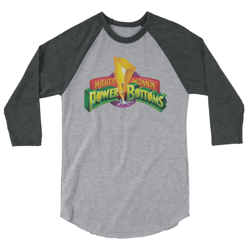 Mighty Moanin' Power Bottoms (Raglan)-Raglan-Swish Embassy