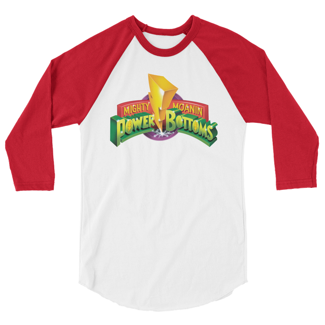 Mighty Moanin' Power Bottoms (Raglan)-Raglan-Swish Embassy