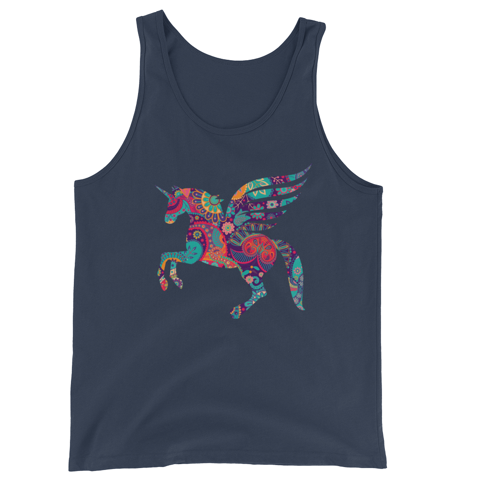 Paisley Pegacorn (Tank Top)-Tank Top-Swish Embassy
