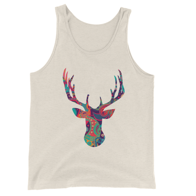 Paisley Stag (Tank Top)-Tank Top-Swish Embassy