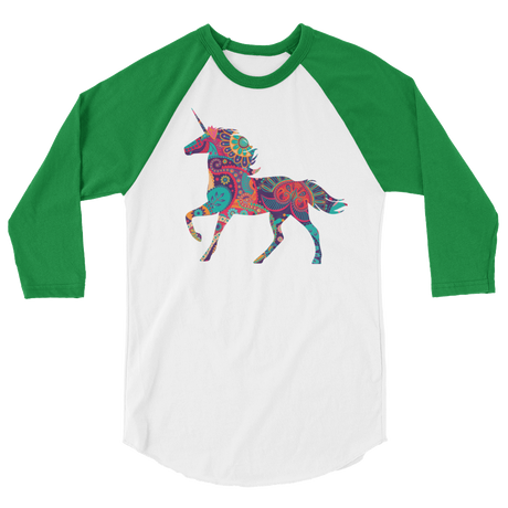 Paisley Unicorn (Raglan)-Raglan-Swish Embassy