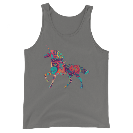Paisley Unicorn (Tank Top)-Tank Top-Swish Embassy