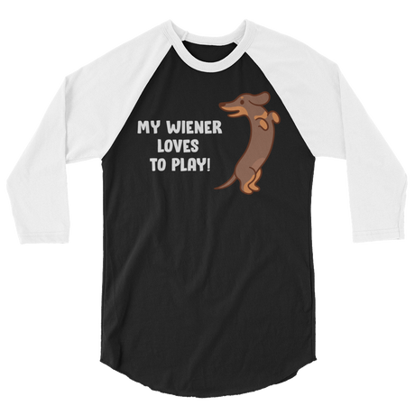 Playful Wiener (Raglan)-Raglan-Swish Embassy