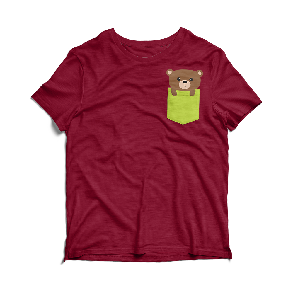 Pocket Bear (Pocket Tee)-Pocket Tee-Swish Embassy