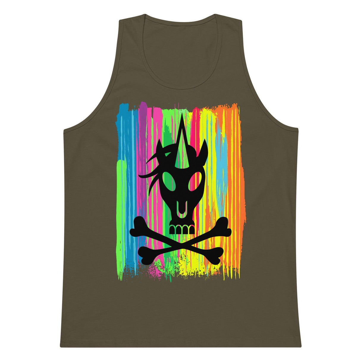 Psycho Unicorn (Tank Top)-Tank Top-Swish Embassy