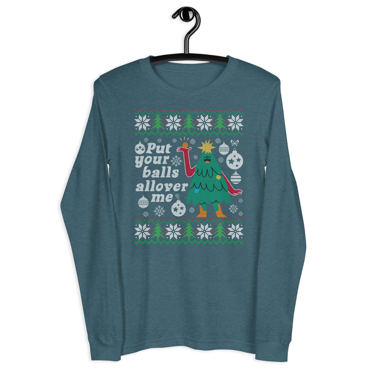 Put Your Balls (Ugly Christmas)-T-Shirts-Swish Embassy