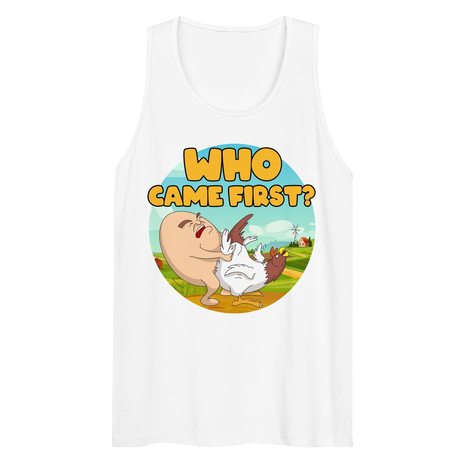 Who Came First? (Tank Top)-Tank Top-Swish Embassy