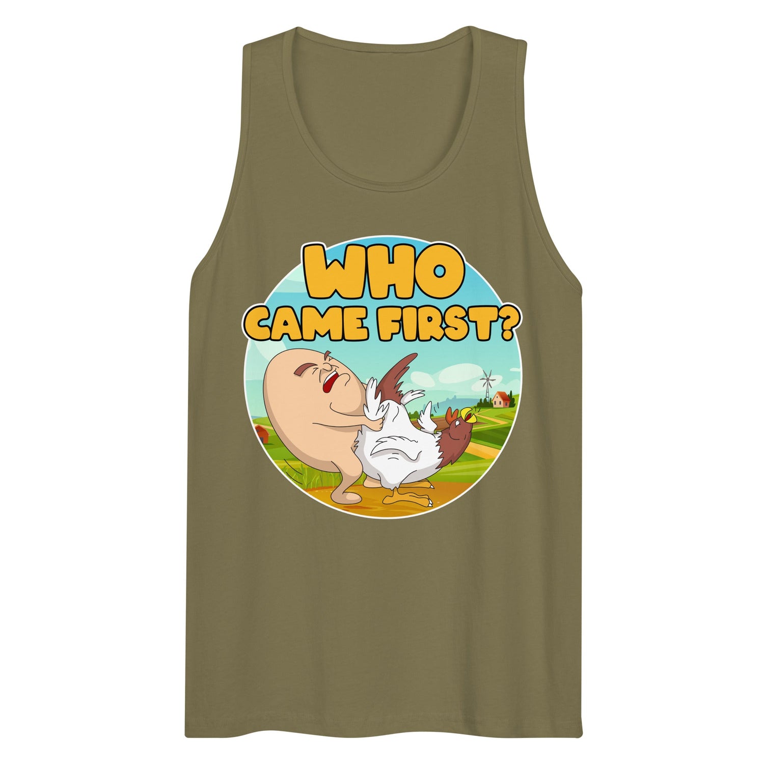 Who Came First? (Tank Top)-Tank Top-Swish Embassy