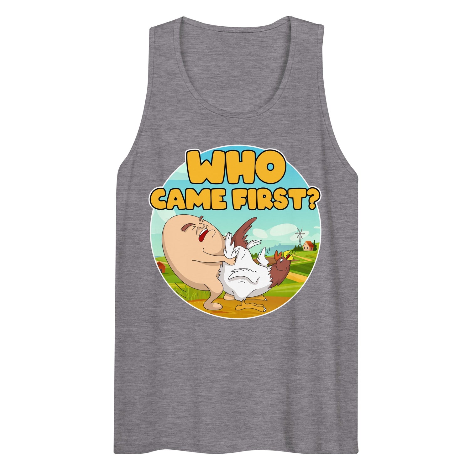 Who Came First? (Tank Top)-Tank Top-Swish Embassy